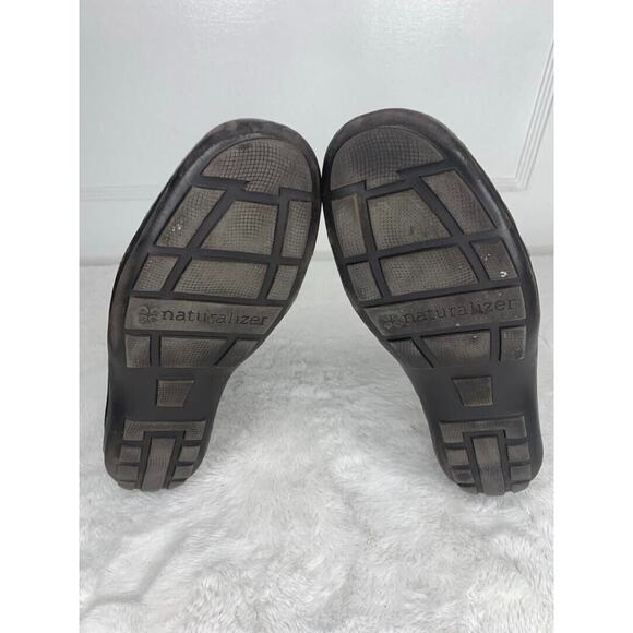 Naturalizer Womens Suede Slip-On Loafers Size 7.5 Brown - Picture 8 of 8